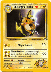 028 Lt. Surge's Raichu